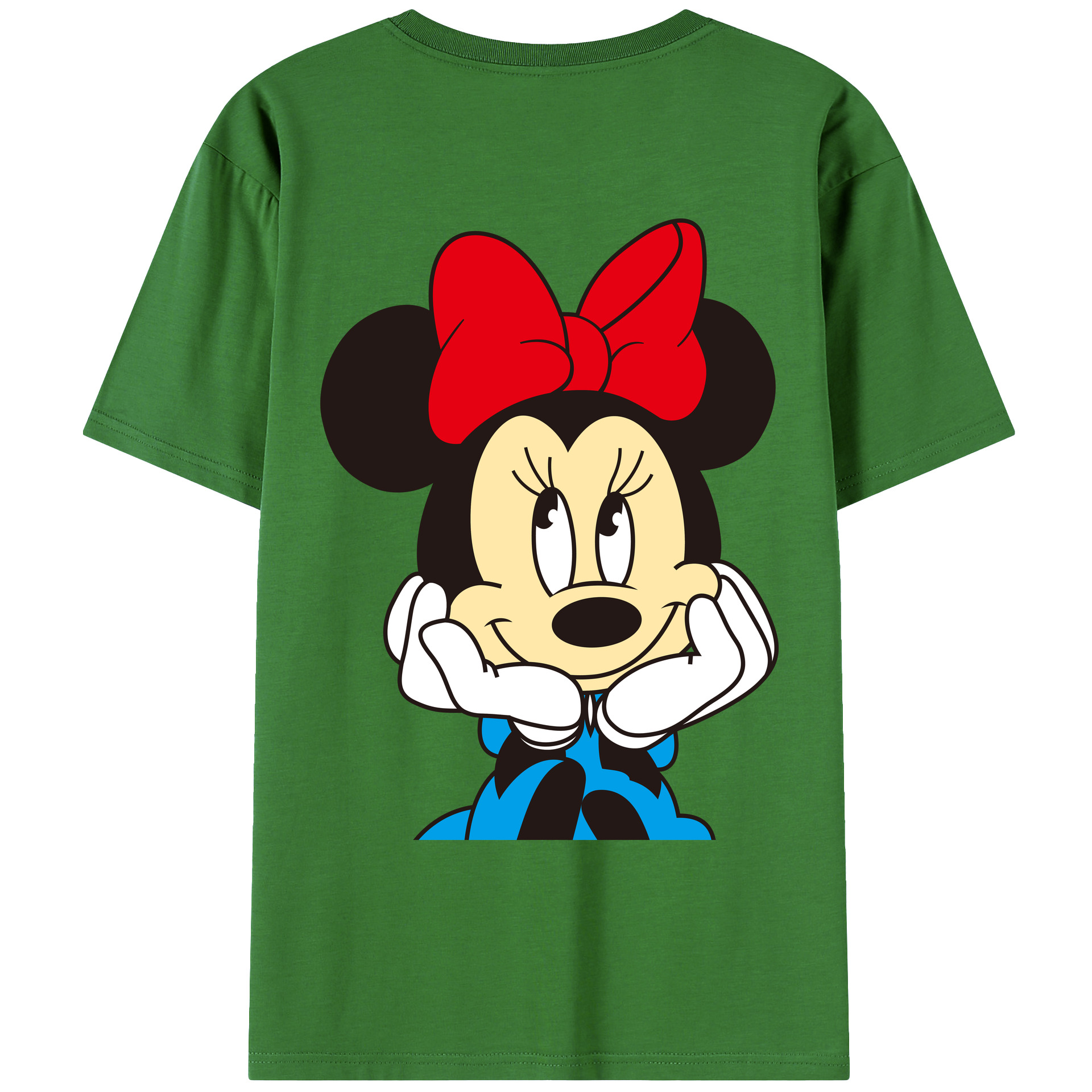 （画像用） ミッキーマウス Mickey Mouse レディース半袖Tシャツ(バックプリント)